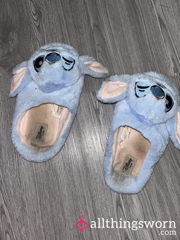 Really Well Worn Stitch Slippers 😩