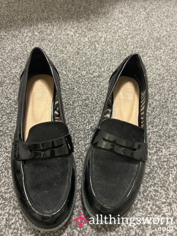 Really Worn Work Shoes