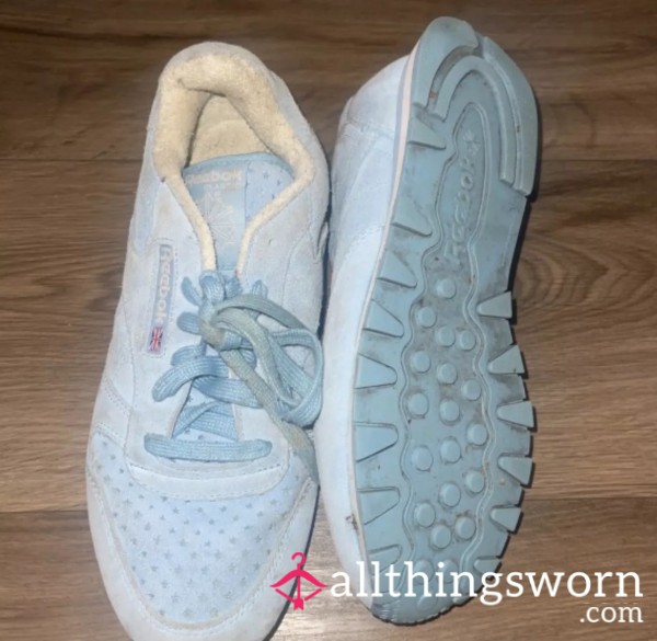 Rebook Blue Trainers Old