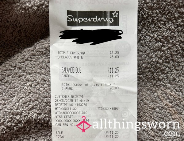 Receipt Reimbursement 🧾