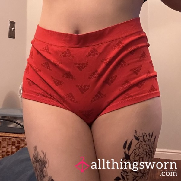 Red Adidas Boyshorts❤️