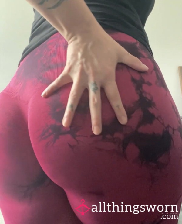 Red And Black Gym Leggings