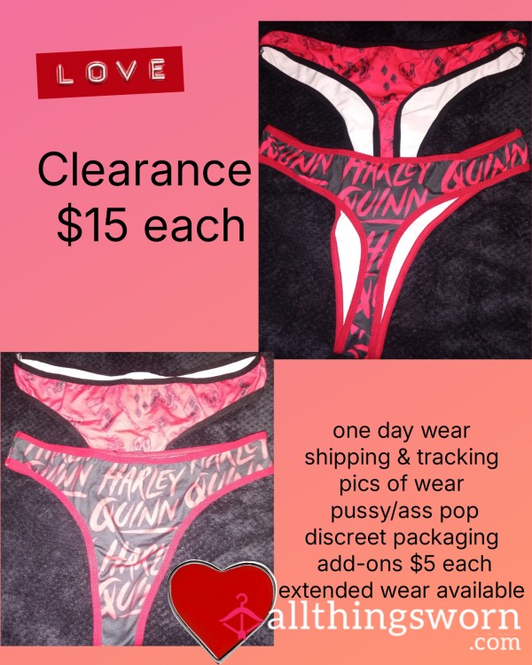 Red And Black Mesh Thongs