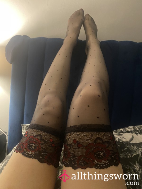 Red And Black Stockings