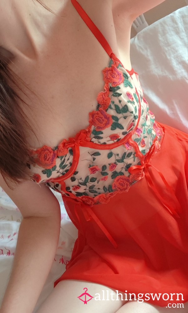 Red And Green Babydoll