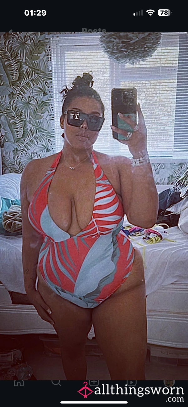 Red And Green Swimwear