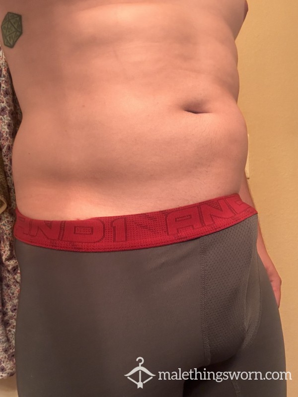 Red And Grey Boxers
