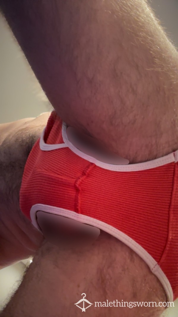Red Aussieb*m Briefs (custom To Your Order)