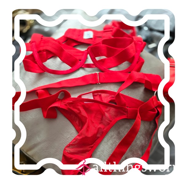 Red Bdsm Set