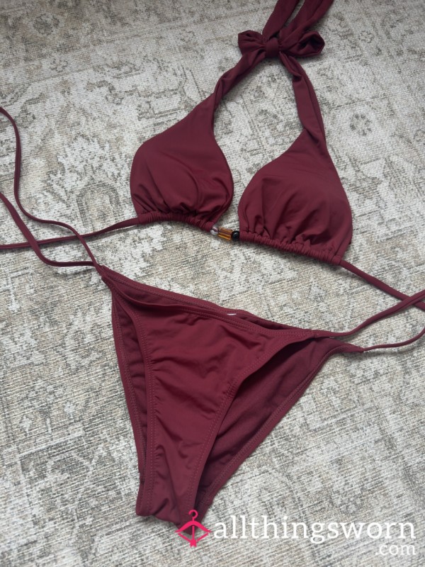 Red Bikini, 48hr Wear + Pics 💋