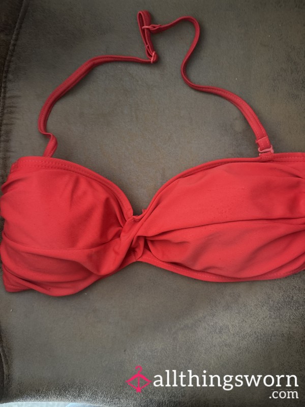 Red Bikini Top.