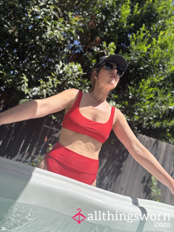Red Bikini Top