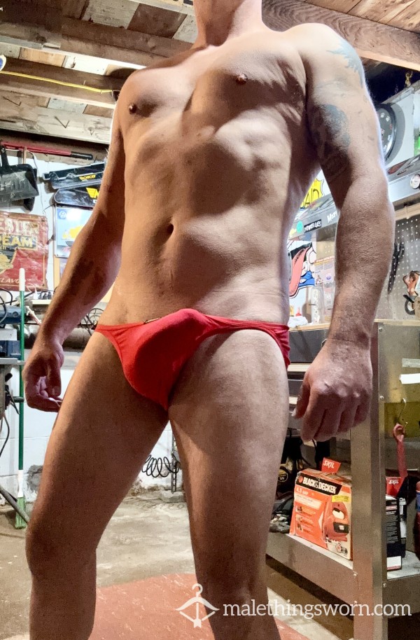 Red Bikini Underwear (Medium)