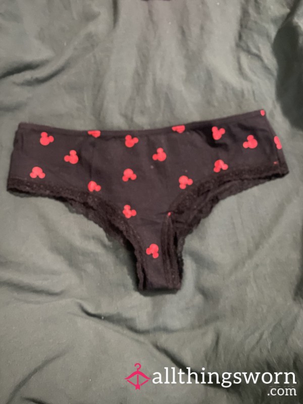 Red & Black Disney Panties