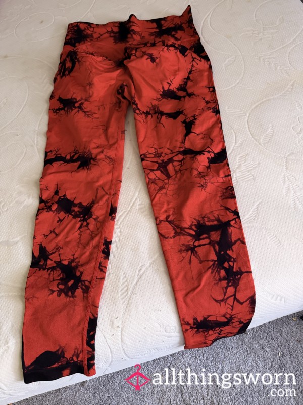 Red & Black Leggings