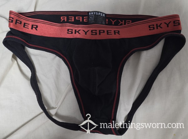 Red & Black Skysper Jockstrap XL