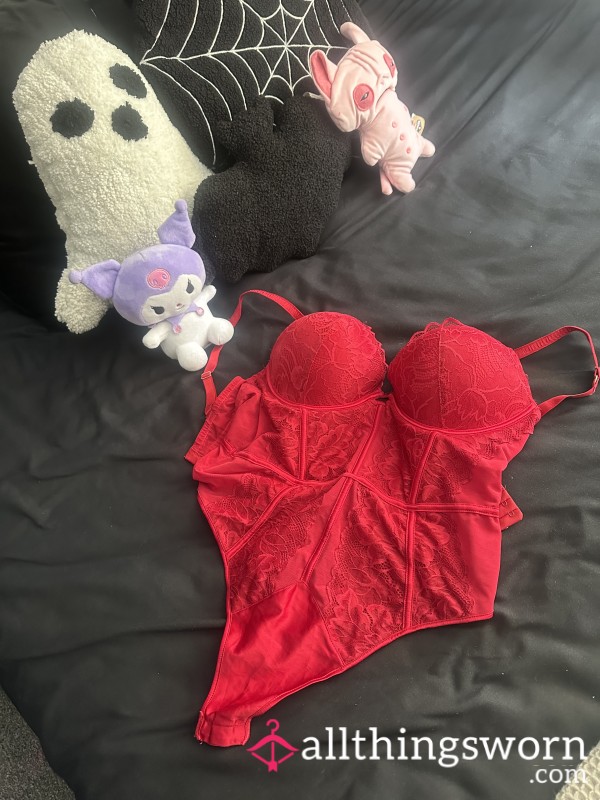 RED BODYSUIT