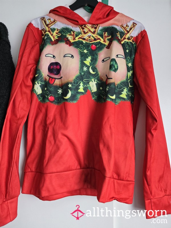 Red Boob Hoody