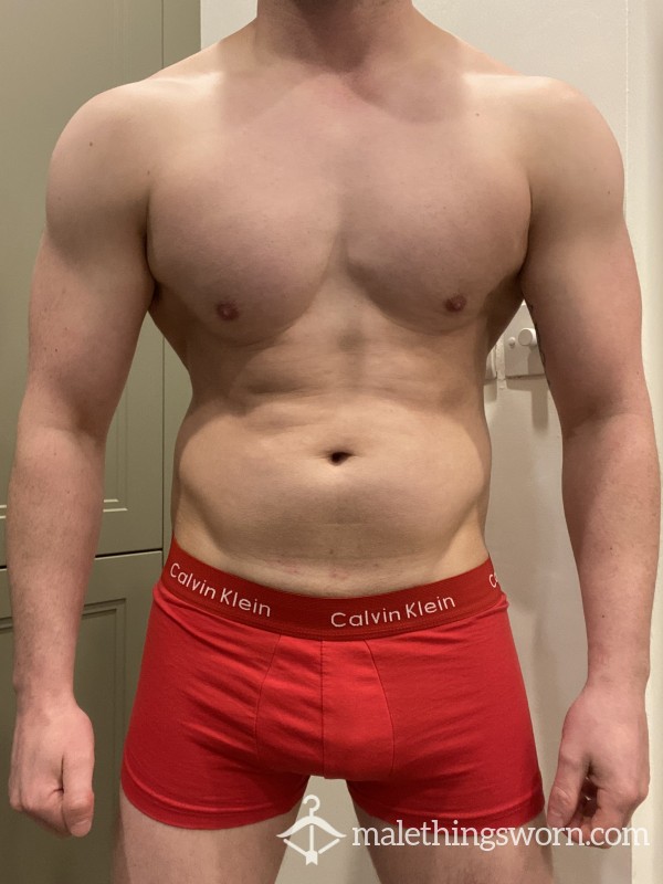Red Calvin Klein Boxers
