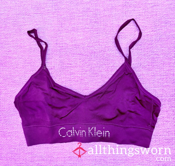 Red Calvin Klein Bralette (owned Since 2018)