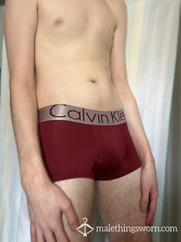 [SALE] Red Calvin Klein Micro Boxers (Small)