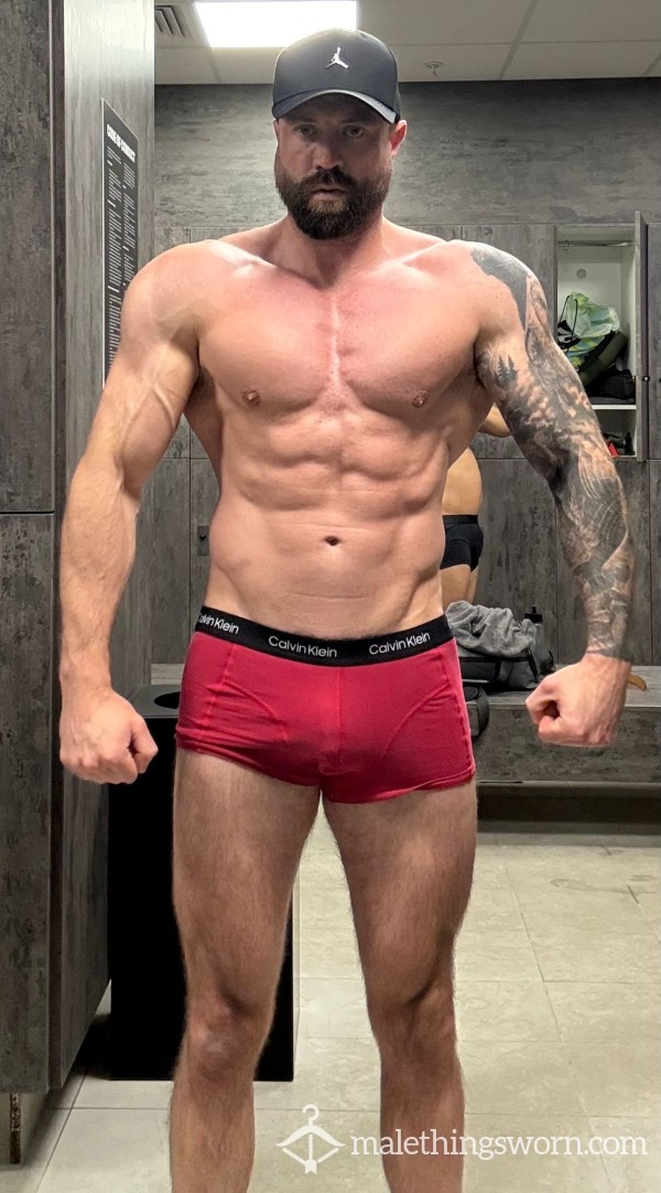 Red Calvin Kleins