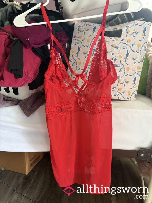 Red Camisole Lingerie