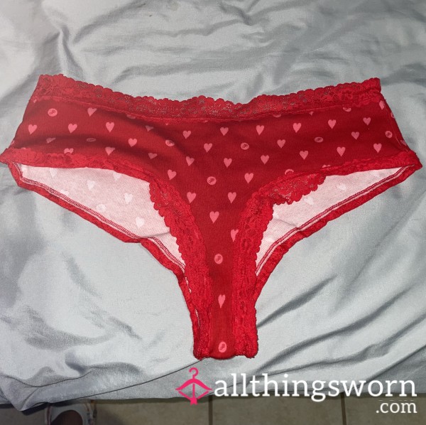 Red Cheeky PINK Panties