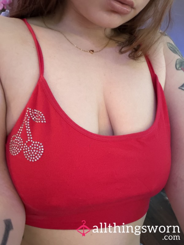 Red Cherry Sports Bra ❤️