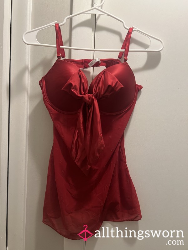 Red Christmas Bow S**y Set
