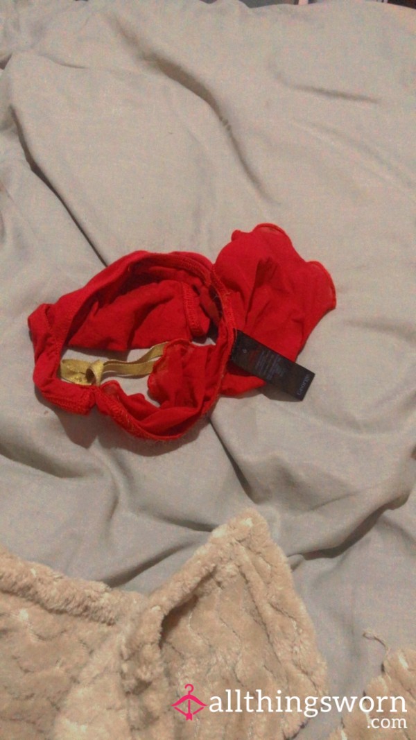Red Christmas Panties