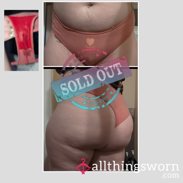 SOLD BUT I HAVE MORE PAIRS WHERE THAT CAME FROM ! Red Cotton Cheeky Panty From Victoria Secret 🩷🩷 Milf Worn