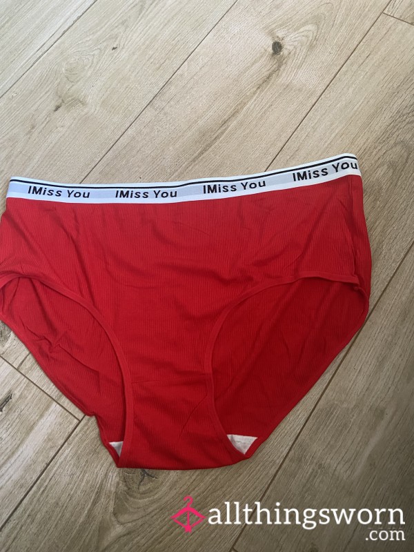 Red Cotton Full Backs