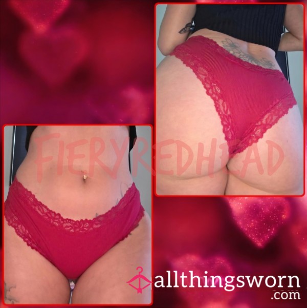 Red Cotton Panties