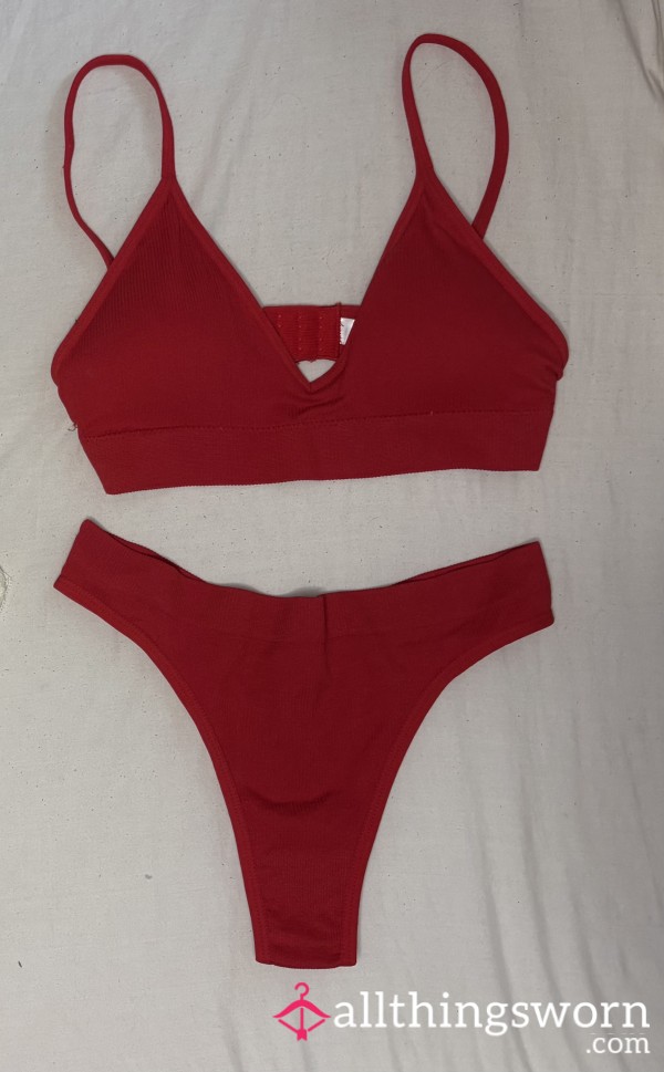 Red Cotton Set