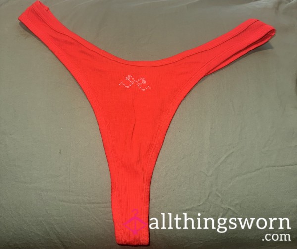 Red Cotton Thong❤️