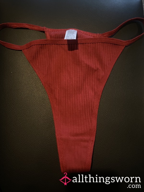 Red Cotton Thongs❤️