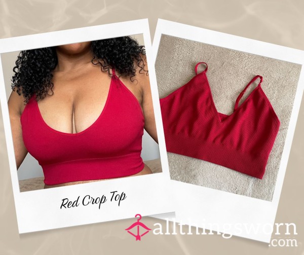 Red Crop Top