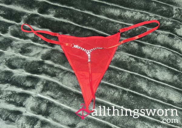 ~RED CRYSTAL G-STRING~