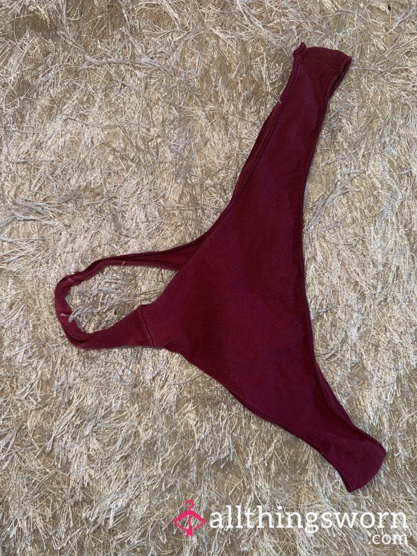 Red Extra Used Thong