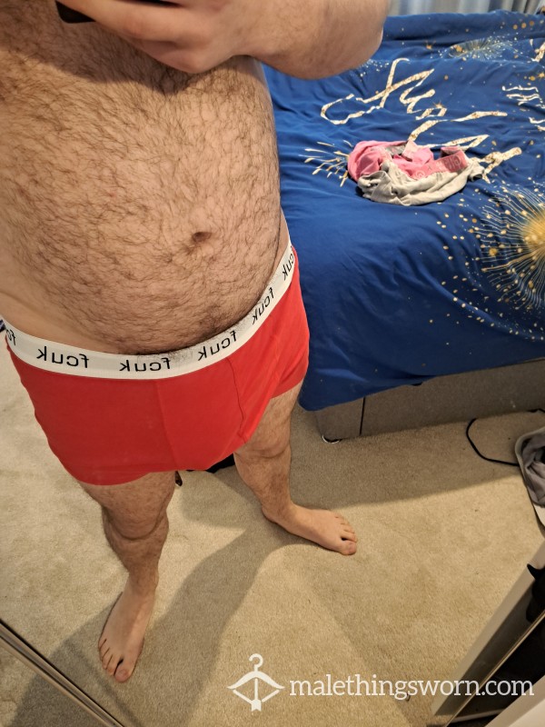 Red FCUK Boxers Size Large