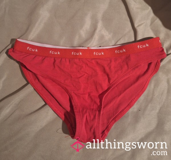 Red Fcuk Panties