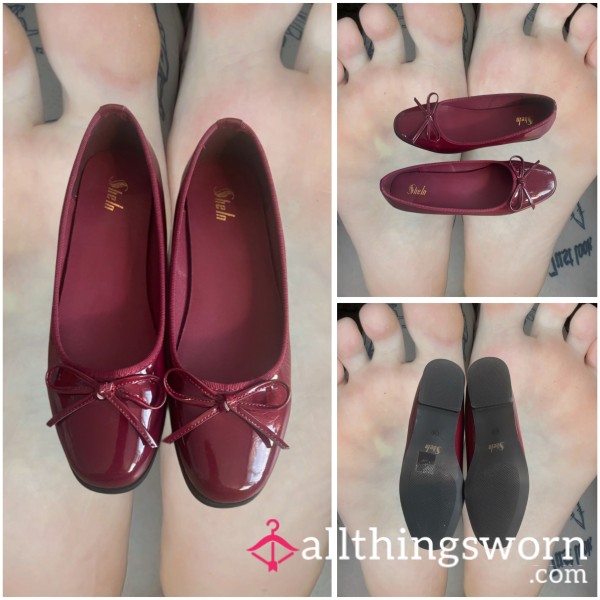 ꕤ RED FLAT SHOES ꕤ