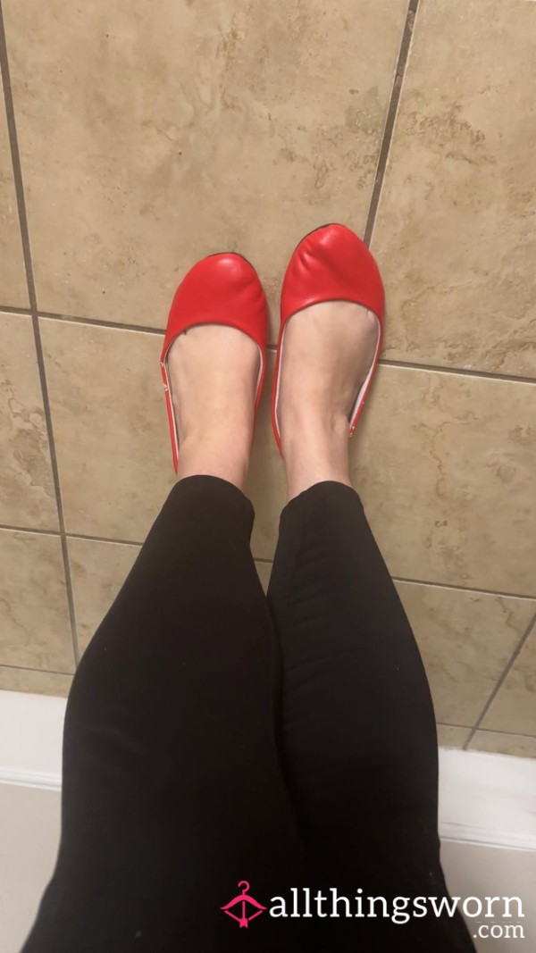 *Sold* Red Flats
