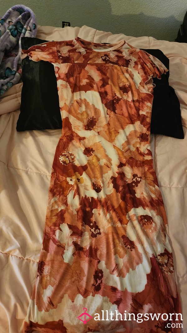 Red Flor*l 👗 Dress