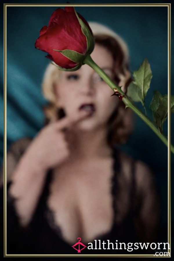 Scarlet Fruit & Velvet Thorns | Dark Romance Photo Set (45 Images)