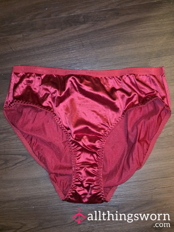 💖 Hot Pink Satin Fullback Panties – Size 3X 💖
