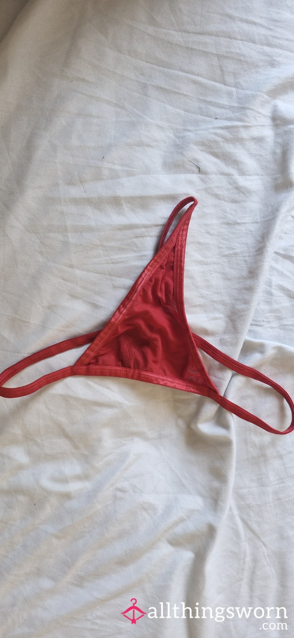 Red G String Thong