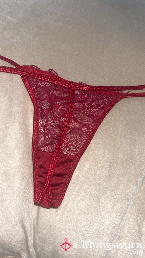 Red G String Worn