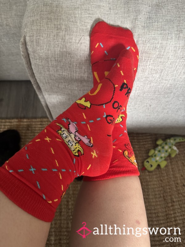 Red Grinch Socks 🧦
